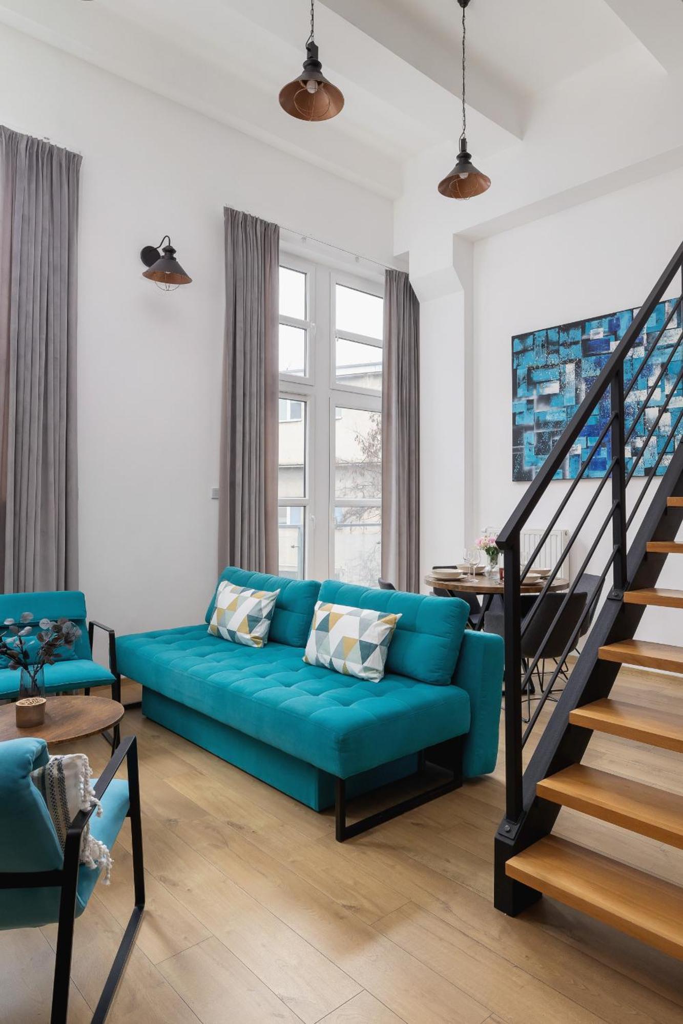Deluxe Loft Lubelska With Mezzanine By Renters Krakow