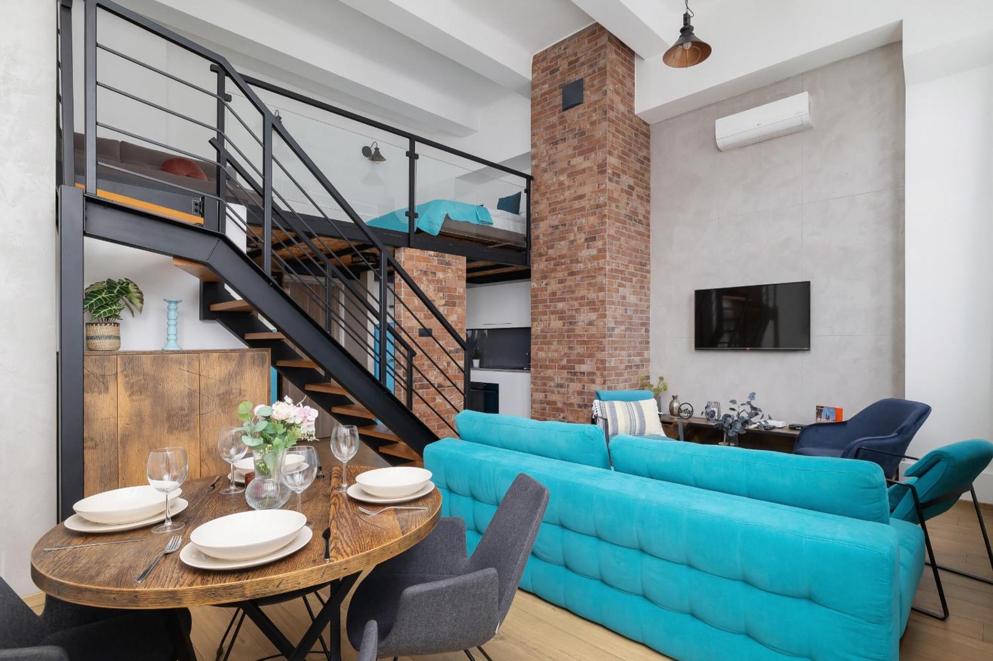 Apartment Deluxe Loft Lubelska With Mezzanine By Renters *
